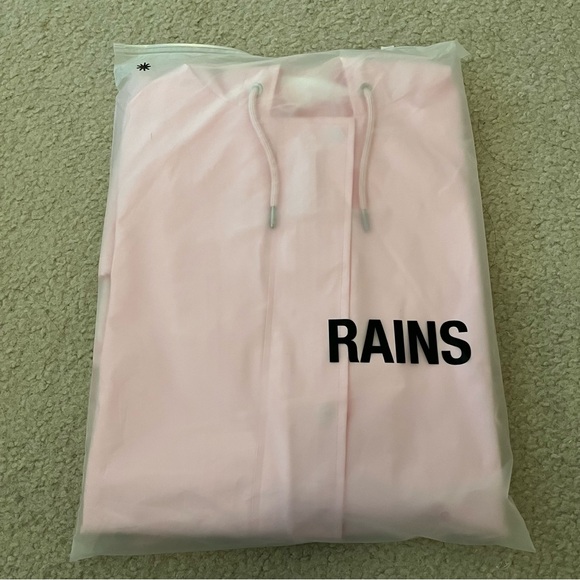 Brand New RAINS String W Parka Jacket Small $155 Pink Candy Style 18550 - Picture 7 of 9